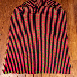 〔1m単位切り売り〕南インドのアローストライプ布〔幅約103cm〕 - サブ2