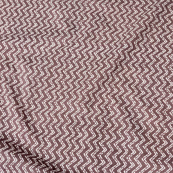 〔1m切り売り〕南インドのジグザグ模様　シェブロン・ストライプ布〔幅約106cm〕 - グレー×ホワイト系の商品写真