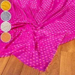 〔1m単位切り売り〕〔各色あり〕インドの伝統模様布 小花模様〔幅約117cm〕