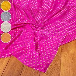 〔1m切り売り〕〔各色あり〕インドの伝統模様布　小花模様〔幅約117cm〕の商品写真
