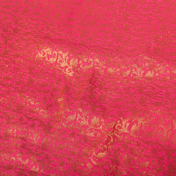 〔1m単位切り売り〕〔各色あり〕インドの伝統模様布　光沢感のある更紗模様〔幅約108.5cm〕 - サブ4