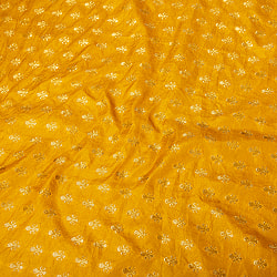 〔1m単位切り売り〕〔各色あり〕インドの伝統模様布　光沢感のある更紗模様〔幅約117cm〕 - サブ4