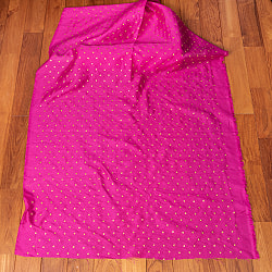 〔1m単位切り売り〕インドの伝統模様布　光沢感のあるシンプル模様〔幅約110cm〕 - サブ2