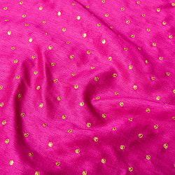 〔1m単位切り売り〕インドの伝統模様布　光沢感のあるシンプル模様〔幅約110cm〕 - サブ4