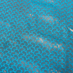 〔1m単位切り売り〕〔各色あり〕インドの伝統模様布　光沢感のあるブロケード生地に　美しい金糸の紋織　ペイズリー〔幅約110cm〕 - サブ4