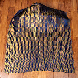 〔1m単位切り売り〕インドの伝統模様布　光沢感のあるブロケード生地に　美しい金糸の紋織　手裏剣〔幅約115cm〕 - サブ2