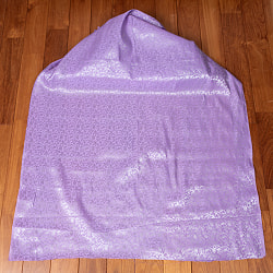 〔各色あり〕〔1m単位切り売り〕インドの伝統模様布　光沢感のあるブロケード生地〔約111cm〕 - サブ2