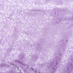 〔各色あり〕〔1m単位切り売り〕インドの伝統模様布　光沢感のあるブロケード生地〔約111cm〕 - サブ4