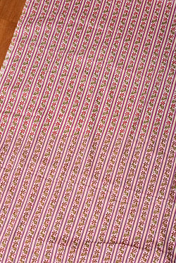 〔各色あり〕〔1m単位切り売り〕伝統息づく南インドから　昔ながらの更紗模様布〔約107cm〕 - サブ3