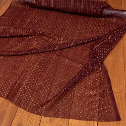 〔1m単位切り売り〕インドのメッシュ　シースルー生地布〔約103cm〕カラフル系の商品写真