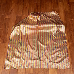 〔1m単位切り売り〕インドの伝統模様布　ボーダー　ストライプ柄〔約103cm〕カラフル系 - サブ2