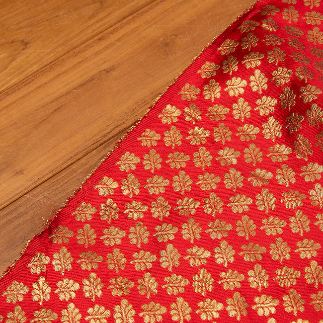 〔1m切り売り〕インドの伝統模様布 〔幅約126cm〕 5 - 端の処理