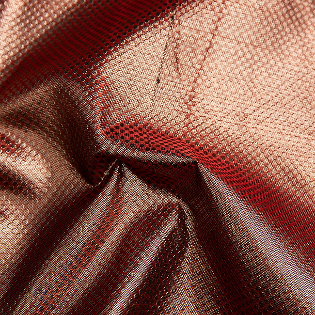 〔1m切り売り〕インドの伝統模様布 〔幅約110cm〕 8 - ドット柄が特徴的です。