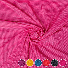 〔各色あり〕〔1m単位切り売り〕南インドのシンプル・ストライプコットン布 ランニング・ステッチ〔幅約108cm〕