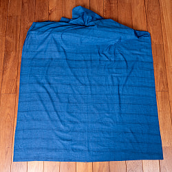 〔各色あり〕〔1m単位切り売り〕南インドのシンプルコットン布　シャンブレー〔幅約110cm〕 - サブ2