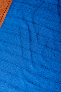 〔各色あり〕〔1m単位切り売り〕南インドのシンプルコットン布　シャンブレー〔幅約110cm〕 - サブ3