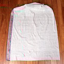 〔各色あり〕〔1m単位切り売り〕南インドのシンプルコットン布　シャンブレー〔幅約110cm〕 - サブ2