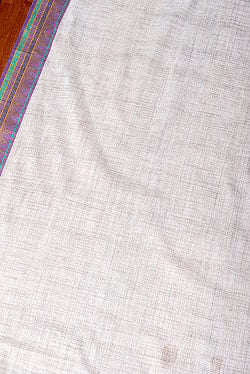 〔各色あり〕〔1m単位切り売り〕南インドのシンプルコットン布　シャンブレー〔幅約110cm〕 - サブ3