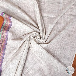 〔各色あり〕〔1m単位切り売り〕南インドのシンプルコットン布 シャンブレー〔幅約110cm〕