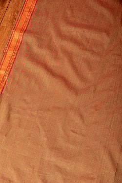 〔各色あり〕〔1m単位切り売り〕南インドのシンプルコットン布　シャンブレー〔幅約111cm〕 - サブ3