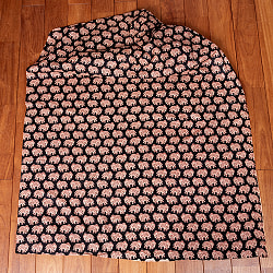 〔各色あり〕〔1m単位切り売り〕ゆるくてかわいい インドの動物デザインの布 象さん〔幅約109cm〕 - サブ2