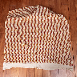 〔各色あり〕〔1m単位切り売り〕南インドのジグザグ模様　シェブロン・ストライプ布〔幅約109cm〕 - サブ2