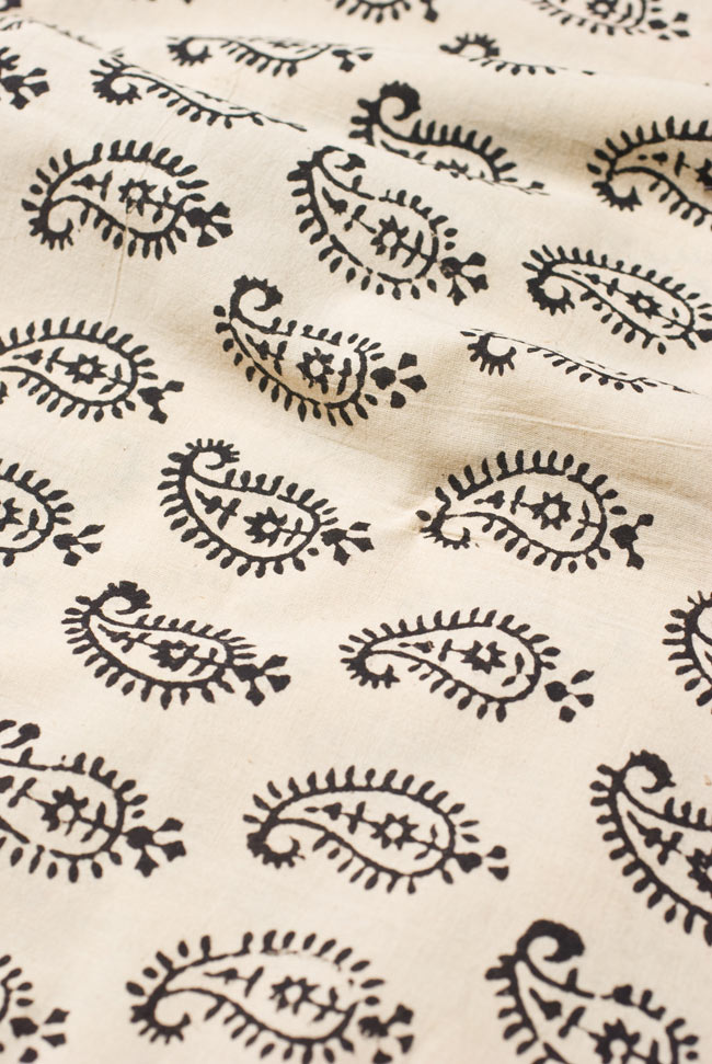 〔1m単位切り売り〕カッチの草木染め布〔幅110cm〕の写真