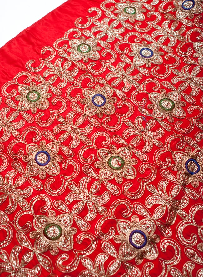 50cm切り売り 刺繍とスパンコールクロス 幅約104cm 赤 の通販 Tirakita Com 50cm切り売り 刺繍とスパンコールクロス 幅約104cm 赤 の通販 Tirakita Com