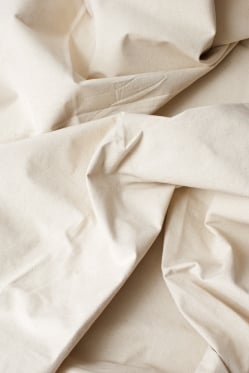 〔1m単位切り売り〕厚手コットンのナチュラルファブリック(キャンバス地) 　オフホワイト〔幅113cm程度〕 - サブ4