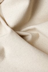 〔1m単位切り売り〕厚手コットンのナチュラルファブリック(キャンバス地)  オフホワイト〔幅113cm〕