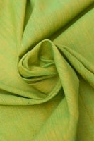 〔1m切り売り〕インドのパステルカラークロス - 緑＆黄色 〔幅約115cm〕の商品写真