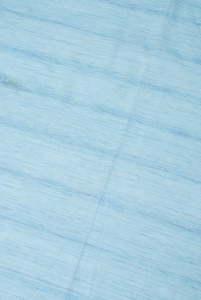 〔1m単位切り売り〕インドのパステルカラークロス - 水色ストライプ 〔幅約111cm〕 3 - 少し離れてみてみました。