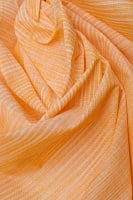 〔1m切り売り〕インドのパステルカラークロス - パステルオレンジ 〔幅約110cm〕の商品写真
