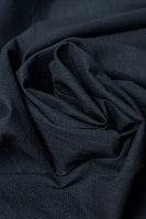 〔1m切り売り〕インドのシンプルコットン布 - ブラック〔幅約110cm〕の商品写真