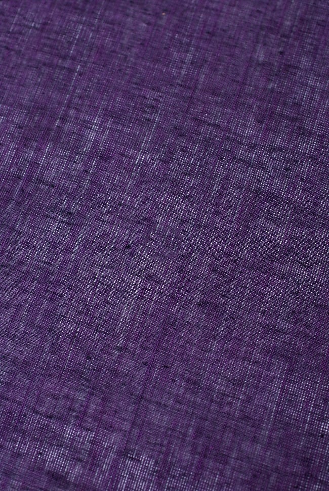 〔1m単位切り売り〕インドのシンプルコットン布  - ダークパープル〔幅約113cm〕の写真切り売り,量り売り布,アジア布 量り売り,手芸,裁縫,生地,アジアン,ファブリック