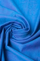 〔1m切り売り〕インドのシンプルコットン布 - 青＆ムラサキ〔幅約113cm〕の商品写真