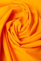 〔1m切り売り〕インドのシンプルコットン布  - オレンジイエロー〔幅約113cm〕の商品写真