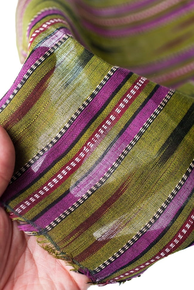 〔1m切り売り〕インドの絣織り布 〔幅約108cm〕 5 - さまざまな手芸へ。想像が広がる布です。