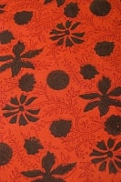 〔1m切り売り〕南インドの花柄コットン布〔幅約114cm〕の商品写真