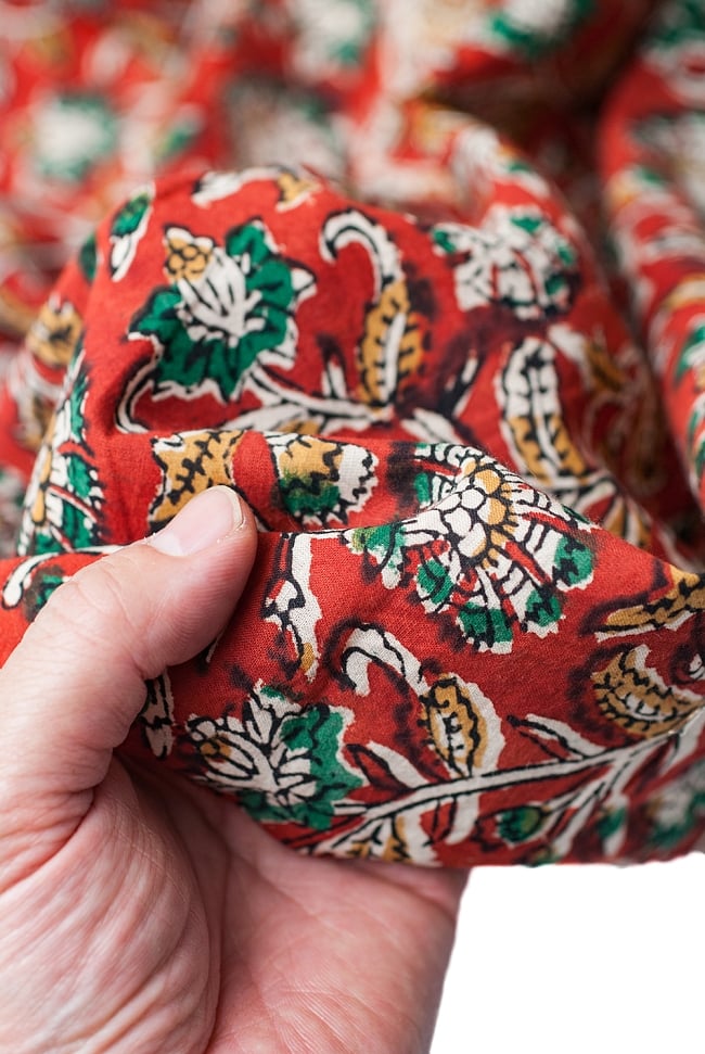 〔1m切り売り〕南インドの花柄コットン布〔幅約112cm〕 5 - さまざまな手芸へ。想像が広がる布です。