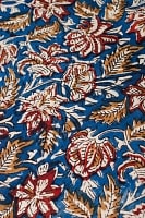 〔1m切り売り〕南インドの花柄コットン布〔幅約116cm〕の商品写真