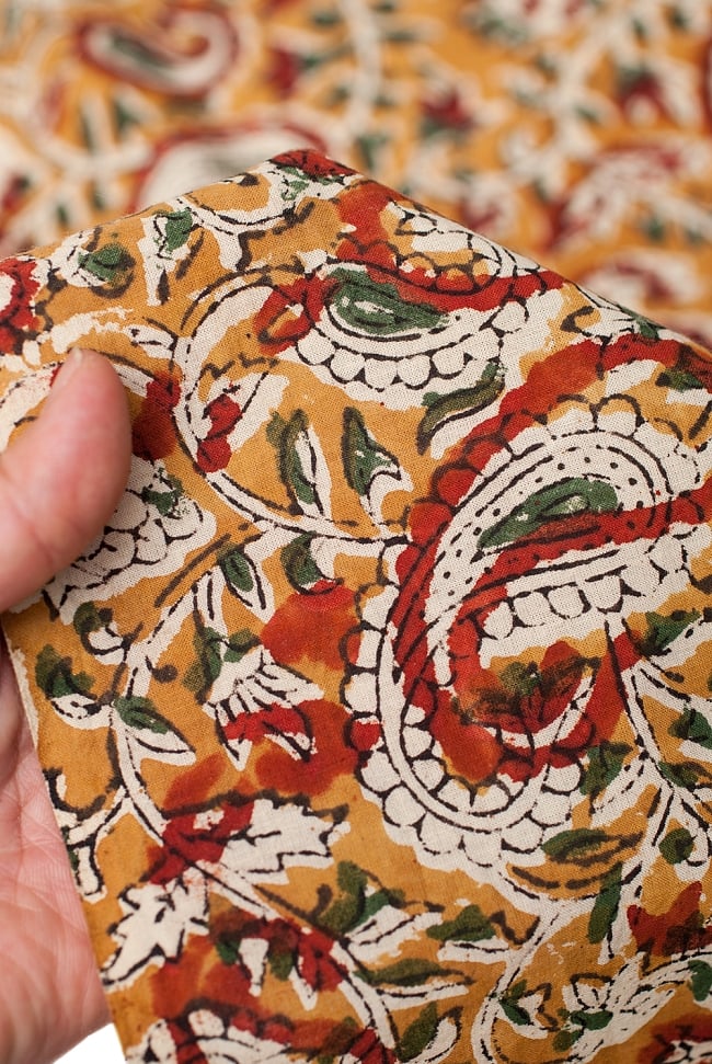 〔1m単位切り売り〕南インドの花柄コットン布〔幅約113cm〕 5 - さまざまな手芸へ。想像が広がる布です。