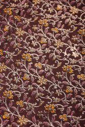 〔1m単位切り売り〕南インドの花柄コットン布〔幅約119cm〕の商品写真