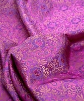 〔1m切り売り〕インドの伝統模様布〔114cm〕 - 赤紫の商品写真