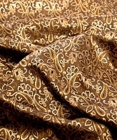 〔1m切り売り〕インドの伝統模様布〔99cm〕 - ブラウンの商品写真