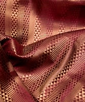 〔1m切り売り〕インドの伝統模様布〔116cm〕 - あずきとゴールドの商品写真