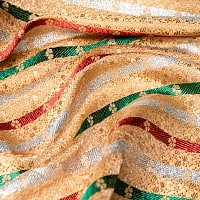 〔1m切り売り〕インドの伝統模様布 トリコロールインディア〔幅約117cm〕の商品写真