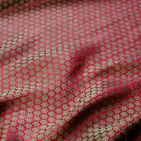 〔1m切り売り〕インドの伝統模様布〔幅約120cm〕 - 真紅の商品写真