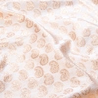〔1m切り売り〕インドの伝統模様布〔幅約118cm〕 - クリームの商品写真