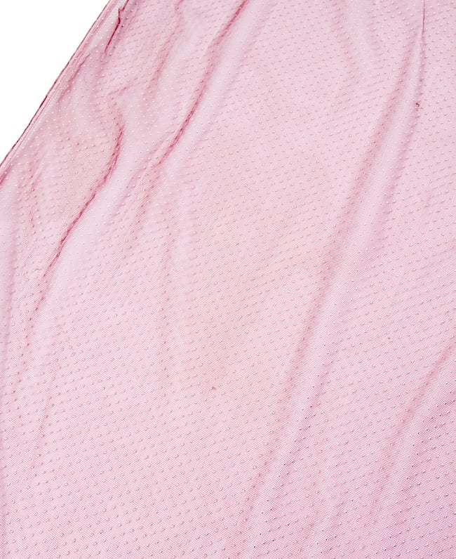 〔1m単位切り売り〕ゴールドドットプリントのメッシュ生地布〔112cm〕 - えんじ 3 - メッシュ状でシースルーになっています